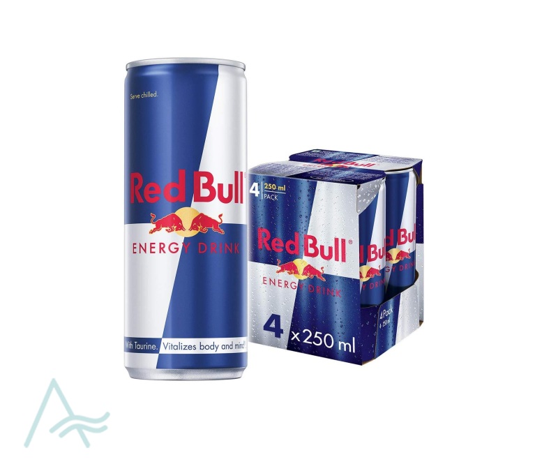 RED BULL REGULAR CANS 4PACK 250ML